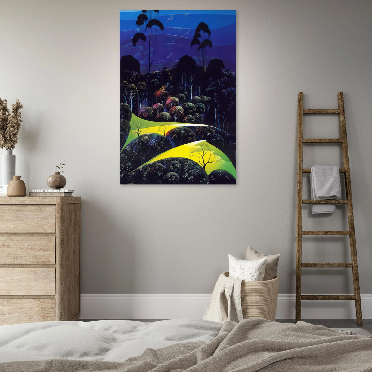 Inland from the Sea Poster | Eyvind Earle Poster | Eyvind Earle Prints