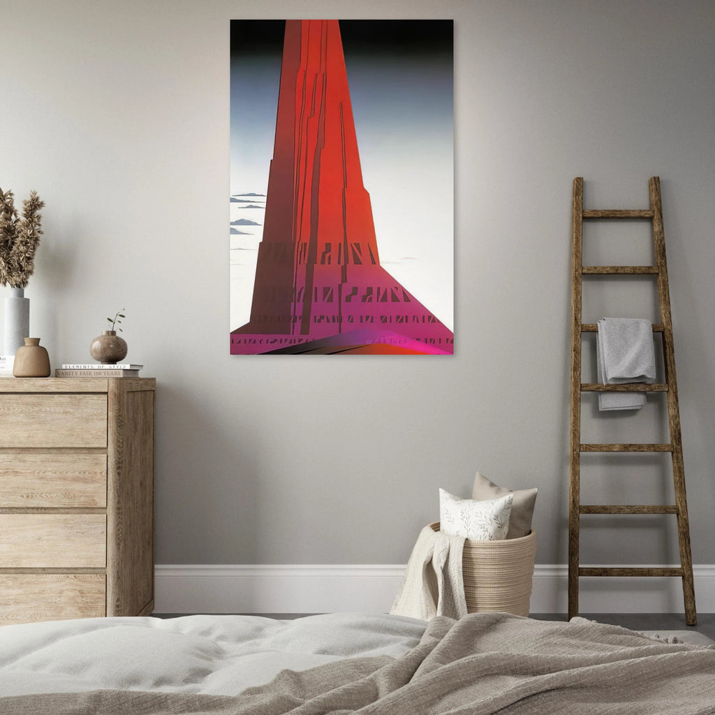 Desert Skyscraper Poster | Eyvind Earle Poster | Eyvind Earle Prints