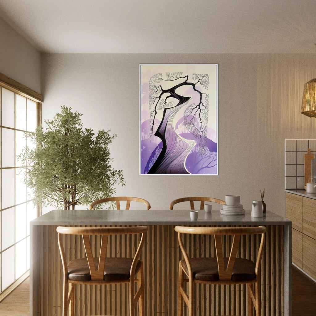 Carmel Cypress Framed Poster | Eyvind Earle Framed Prints Wall Art | Eyvind Earle Prints
