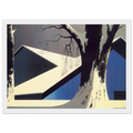 Winter Quiet Framed Poster | Eyvind Earle Framed Prints Wall Art | Eyvind Earle Prints
