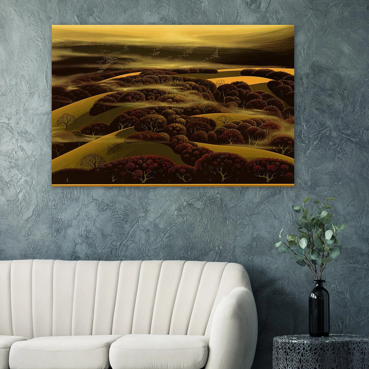When the Fog Rolls In Poster | Eyvind Earle Poster | Eyvind Earle Prints