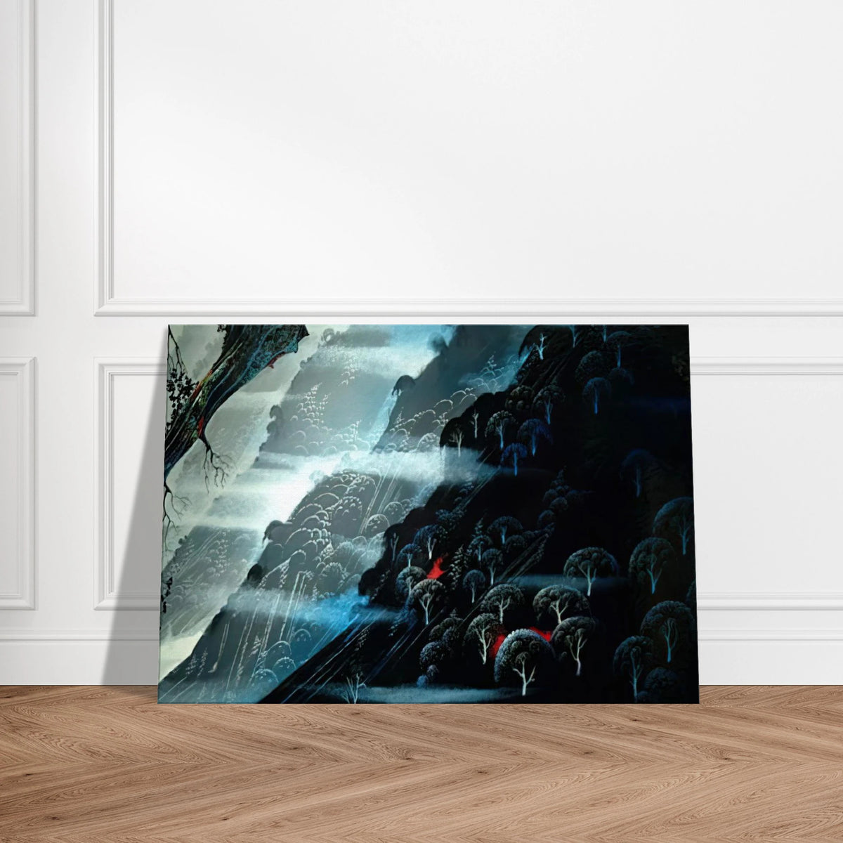 Coastline Fogl Canvas | Eyvind Earle Canvas | Eyvind Earle Prints