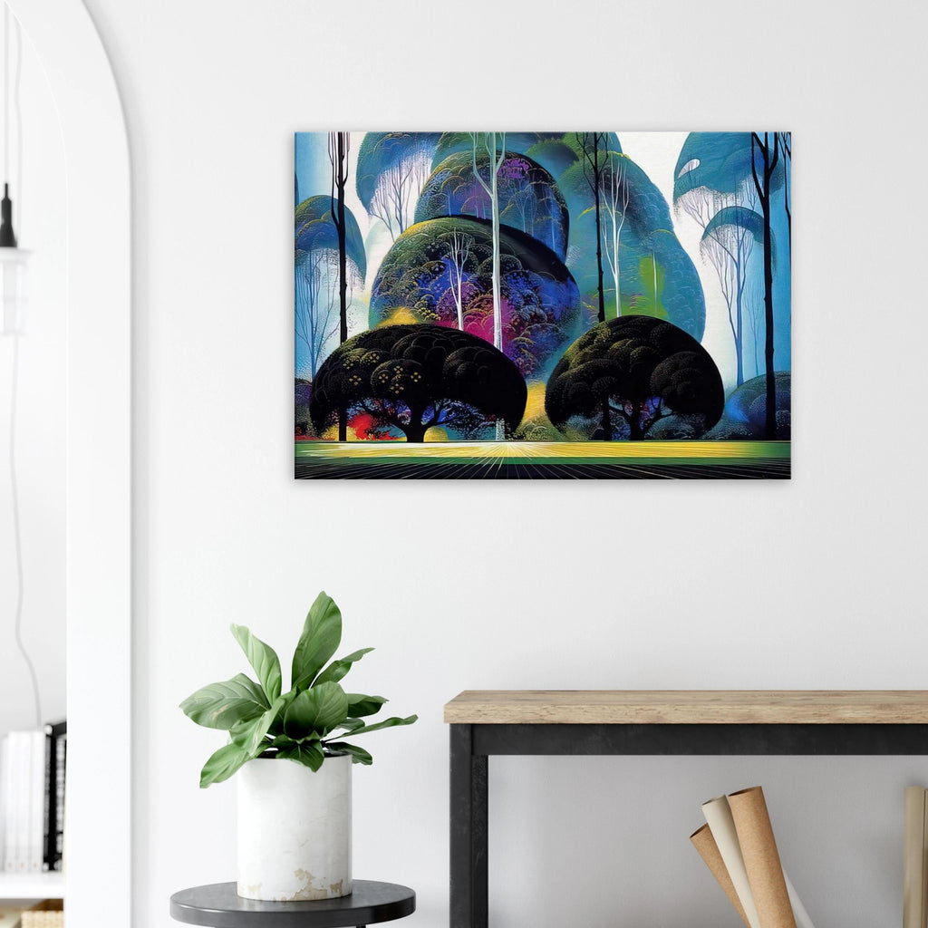 Green Forest Canvas | Eyvind Earle Canvas | Eyvind Earle Prints