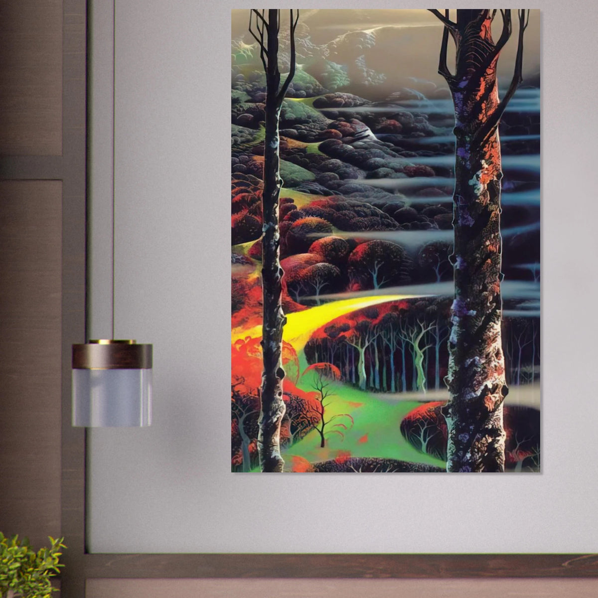 A Touch of Autumn Poster | Eyvind Earle Poster | Eyvind Earle Prints