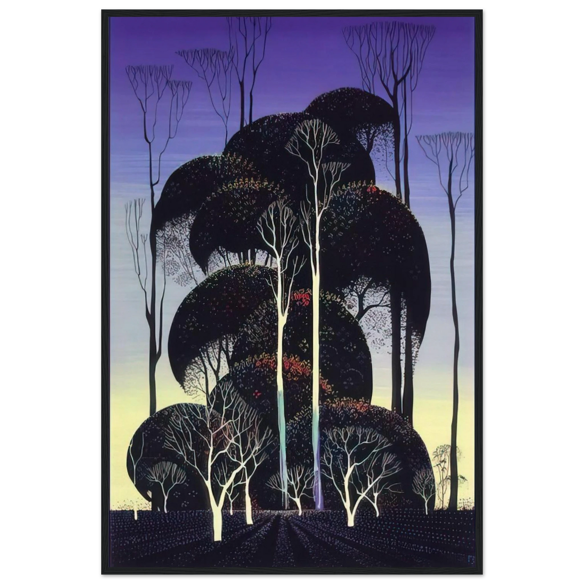 Forest Arabesque Framed Poster | Eyvind Earle Framed Prints Wall Art | Eyvind Earle Prints