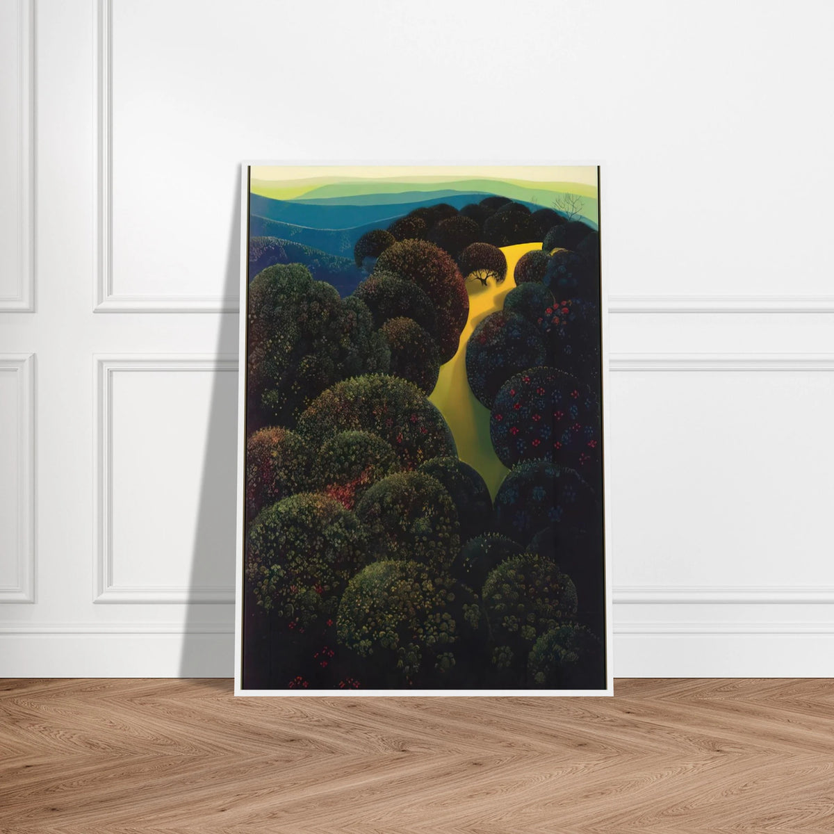 Hidden Pasture Framed Poster | Eyvind Earle Framed Prints Wall Art | Eyvind Earle Prints