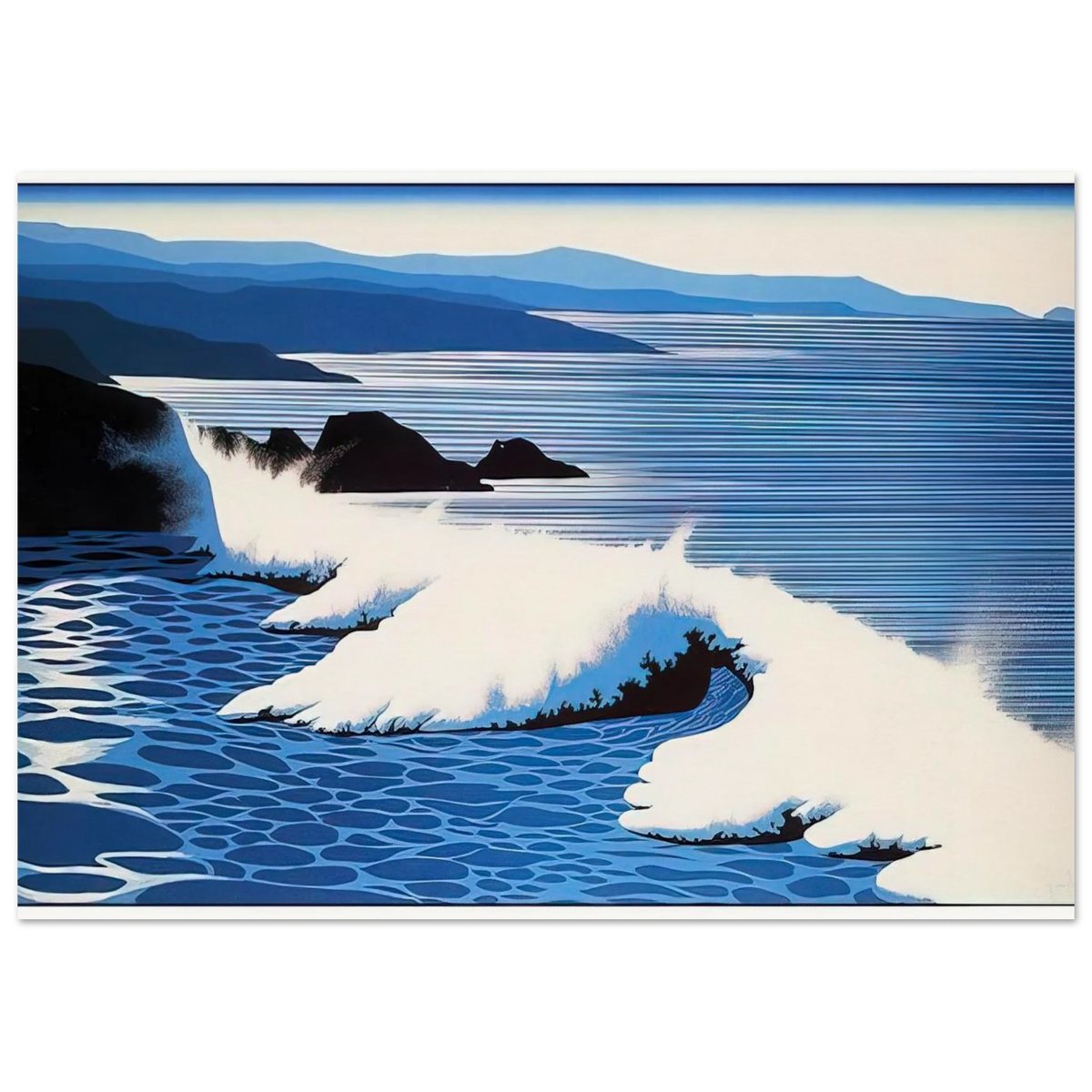 The Wave Poster | Eyvind Earle Poster | Eyvind Earle Prints