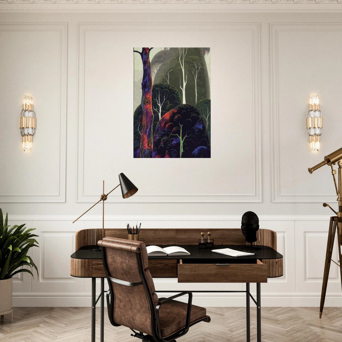 Early Autumn Canvas | Eyvind Earle Canvas | Eyvind Earle Prints