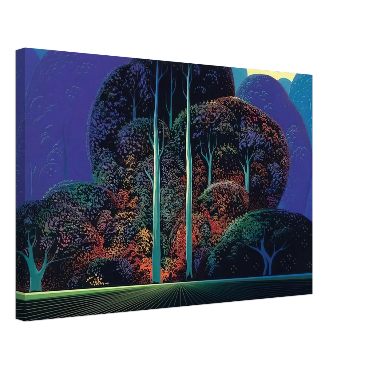 Softening Shades of Twilight Canvas | Eyvind Earle Canvas | Eyvind Earle Prints