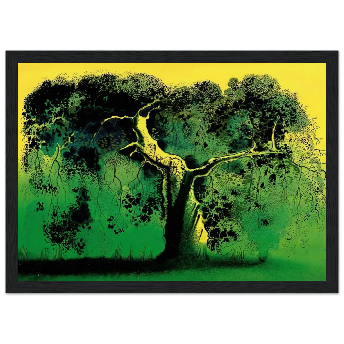 Sycamore Framed Poster | Eyvind Earle Framed Prints Wall Art | Eyvind Earle Prints