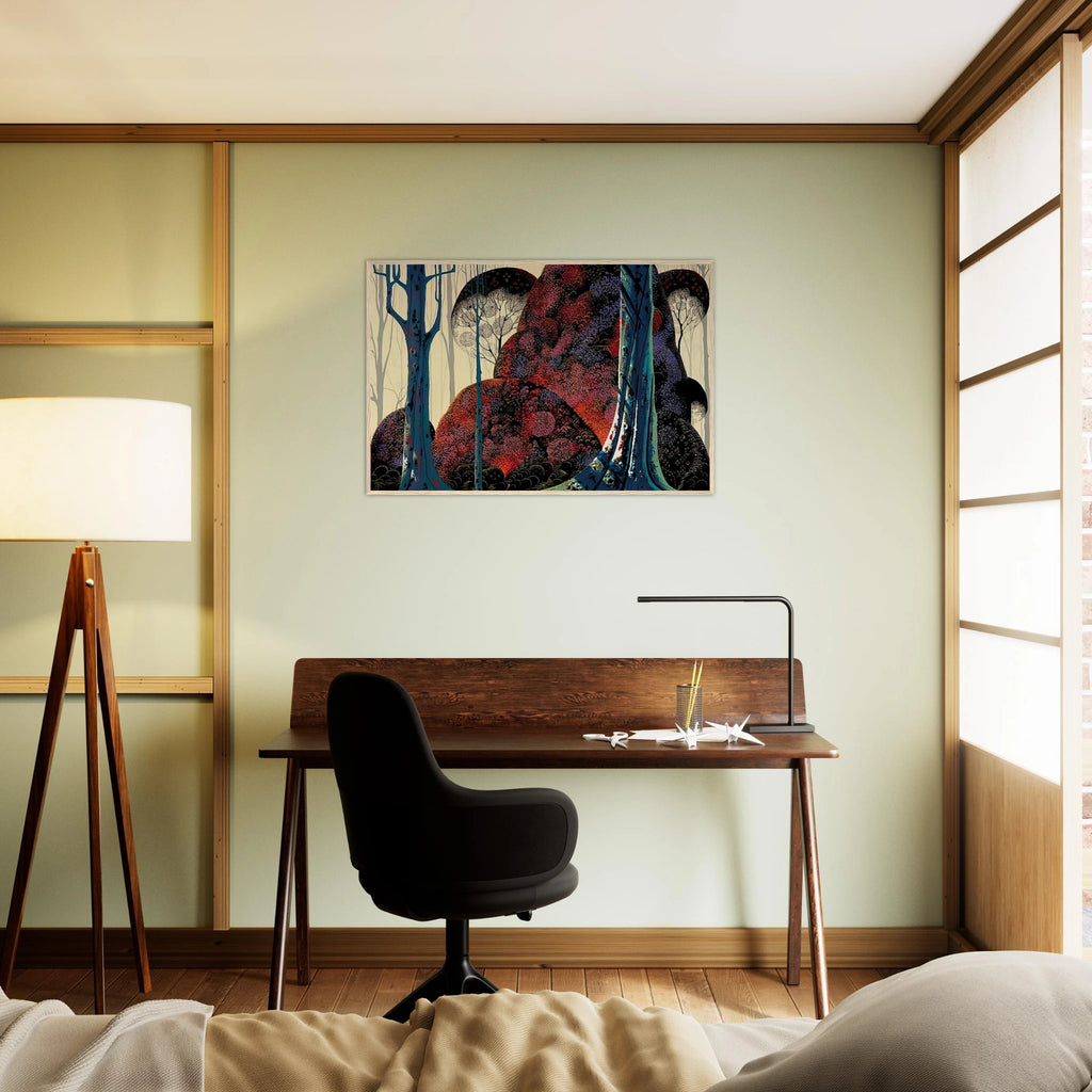 Jewel Forest Framed Poster | Eyvind Earle Framed Prints Wall Art | Eyvind Earle Prints