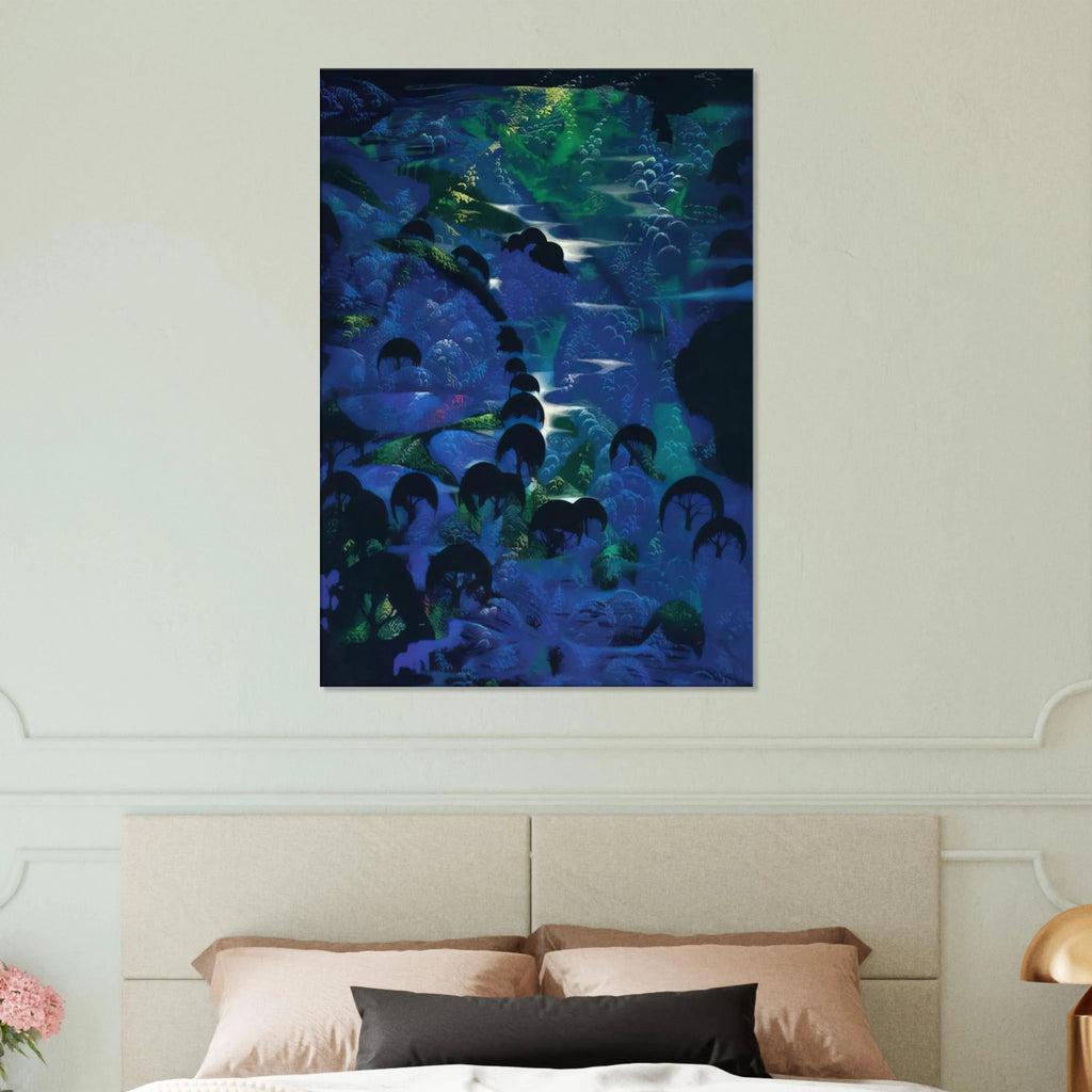 Beneath an Emerald Sky Canvas | Eyvind Earle Canvas | Eyvind Earle Prints