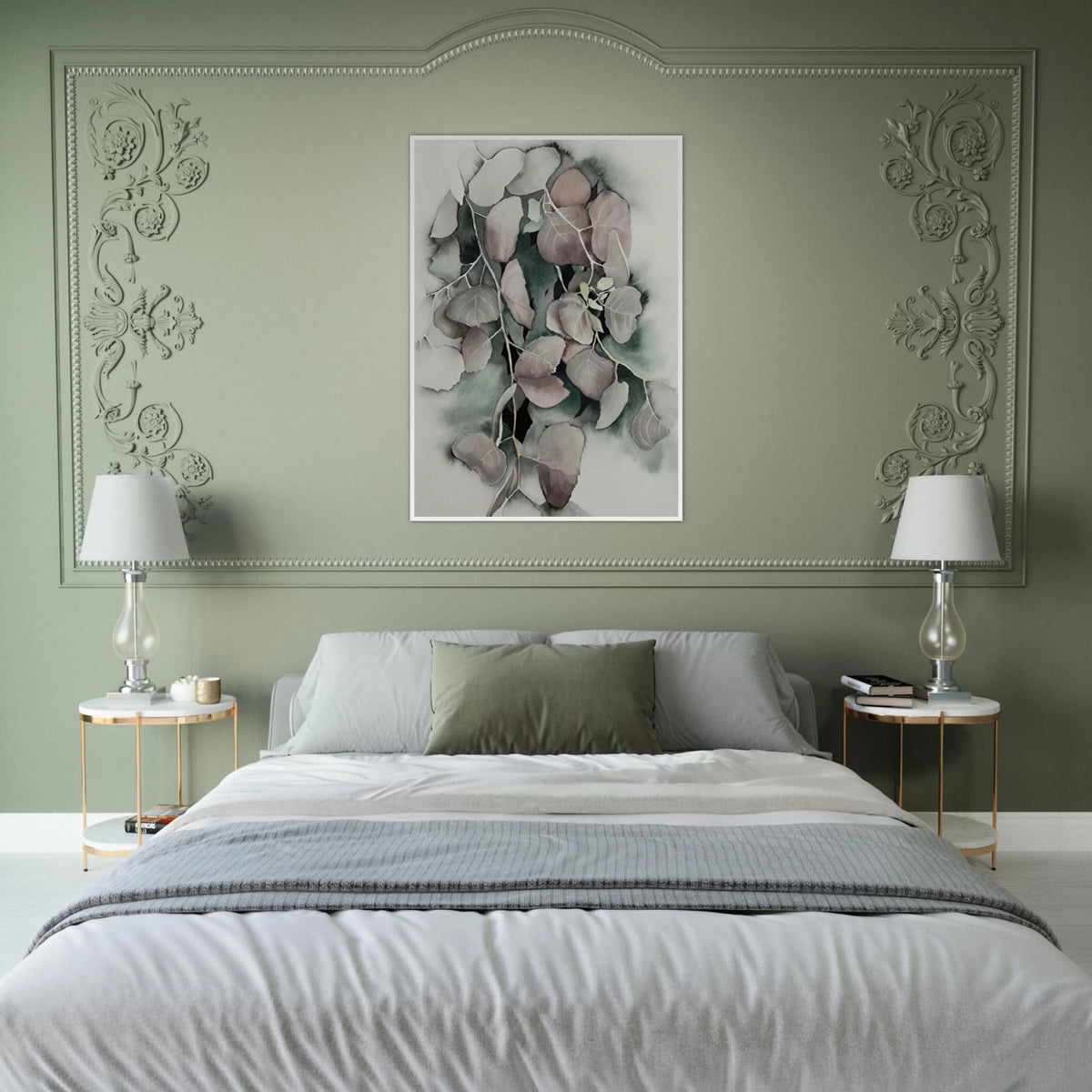 Autumn Leaves Framed Poster | Eyvind Earle Framed Prints Wall Art | Eyvind Earle Prints