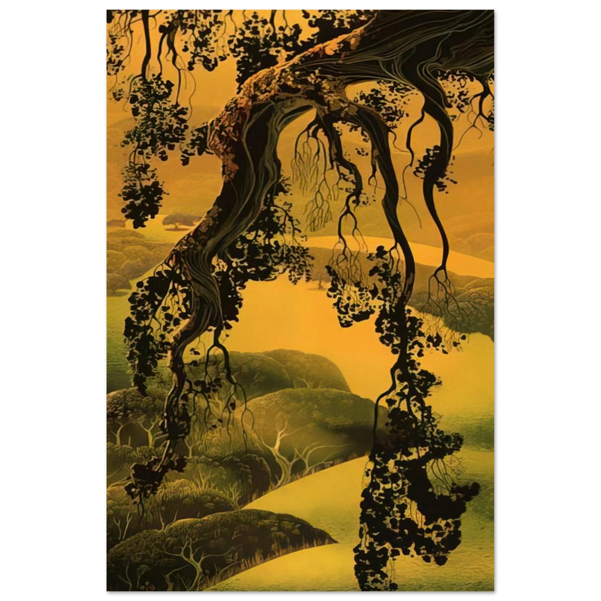 Yorktown Branch Poster | Eyvind Earle Poster | Eyvind Earle Prints