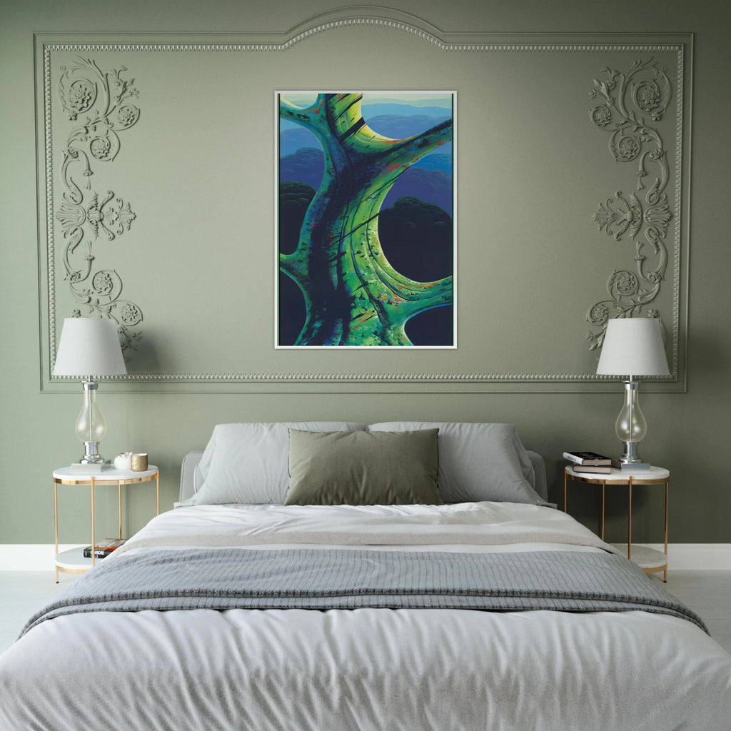 Sky Reach Framed Poster | Eyvind Earle Framed Prints Wall Art | Eyvind Earle Prints