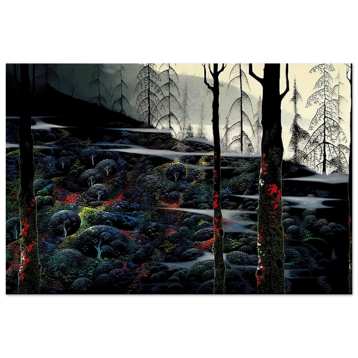 Dawn's First Light Poster | Eyvind Earle Poster | Eyvind Earle Prints