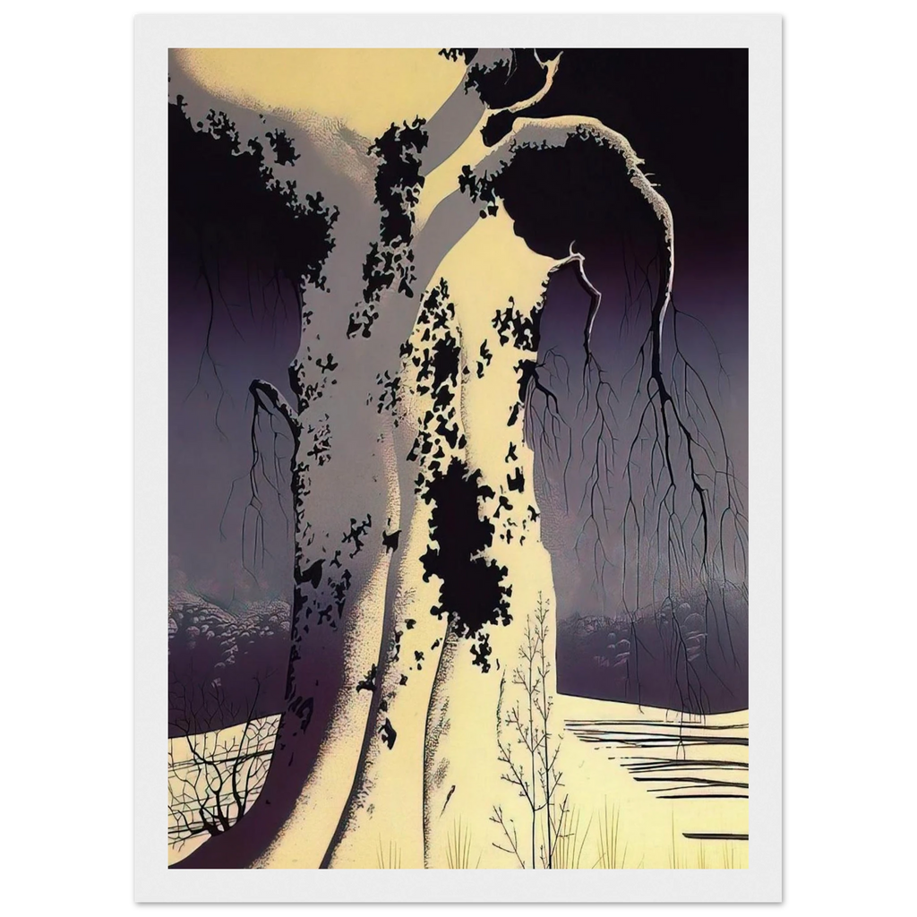 Black Oak Framed Poster | Eyvind Earle Framed Prints Wall Art | Eyvind Earle Prints