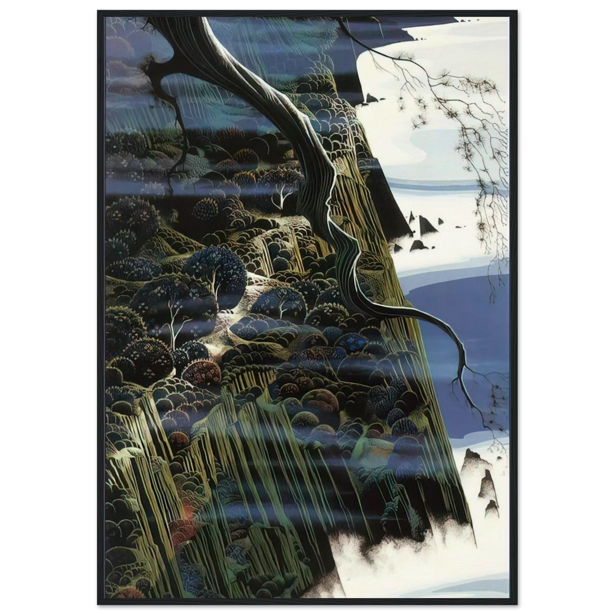 From Out of the Sea Framed Poster | Eyvind Earle Framed Prints Wall Art | Eyvind Earle Prints