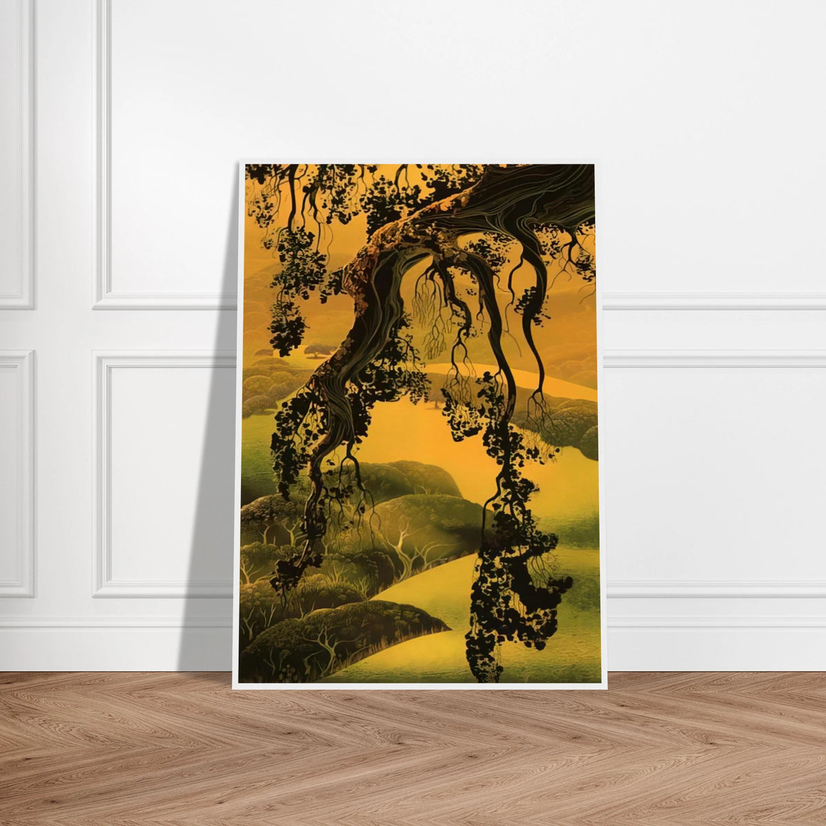 Yorktown Branch Framed Poster | Eyvind Earle Framed Prints Wall Art | Eyvind Earle Prints
