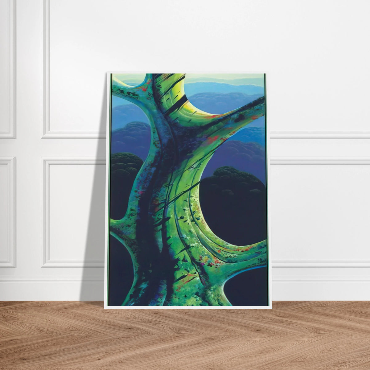 Sky Reach Framed Poster | Eyvind Earle Framed Prints Wall Art | Eyvind Earle Prints