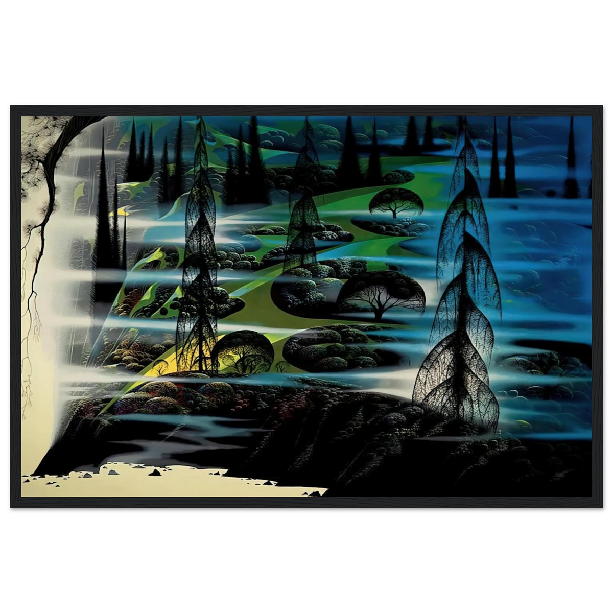 Beauty Beyond Believing Framed Poster | Eyvind Earle Framed Prints Wall Art | Eyvind Earle Prints