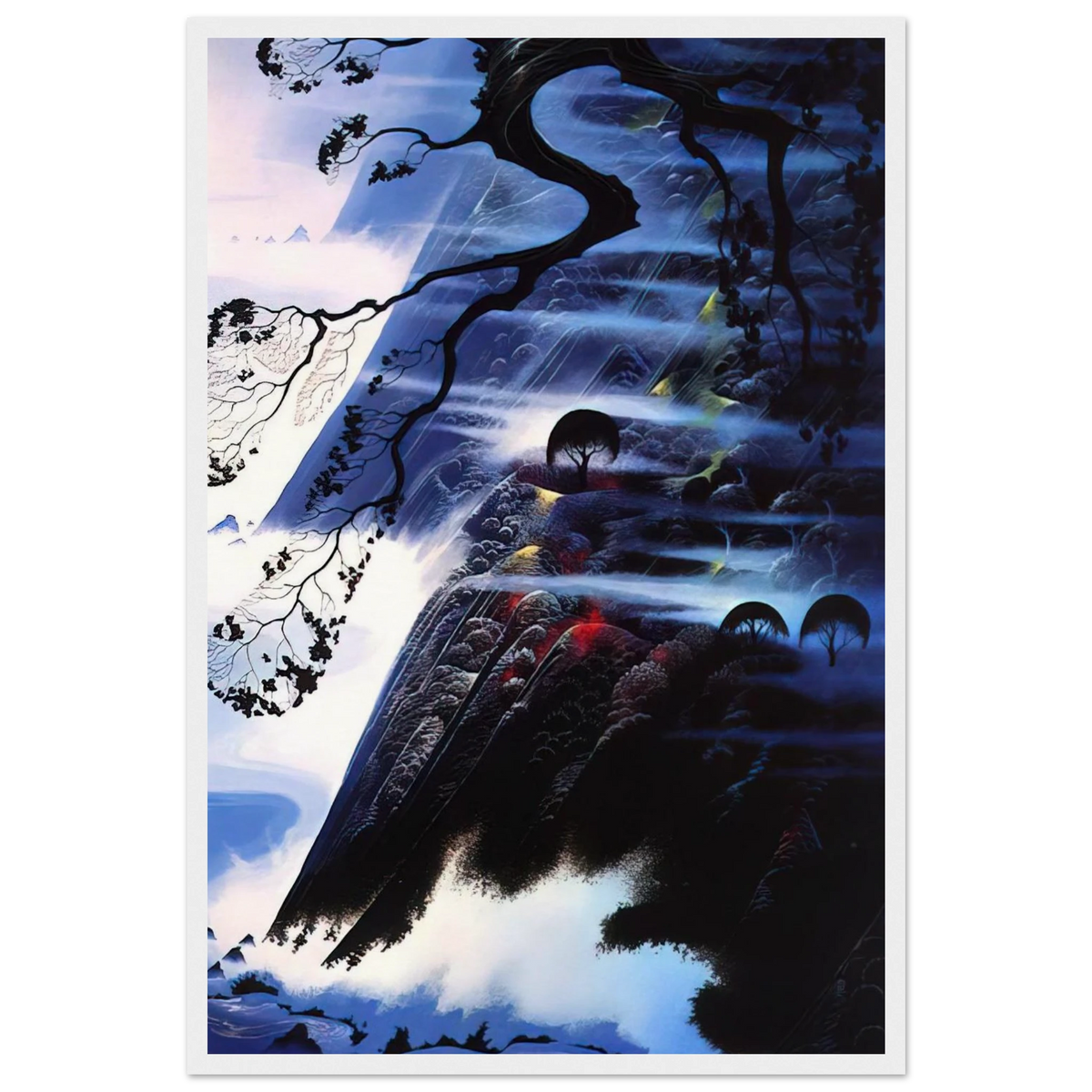 Fog Light Framed Poster | Eyvind Earle Framed Prints Wall Art | Eyvind Earle Prints