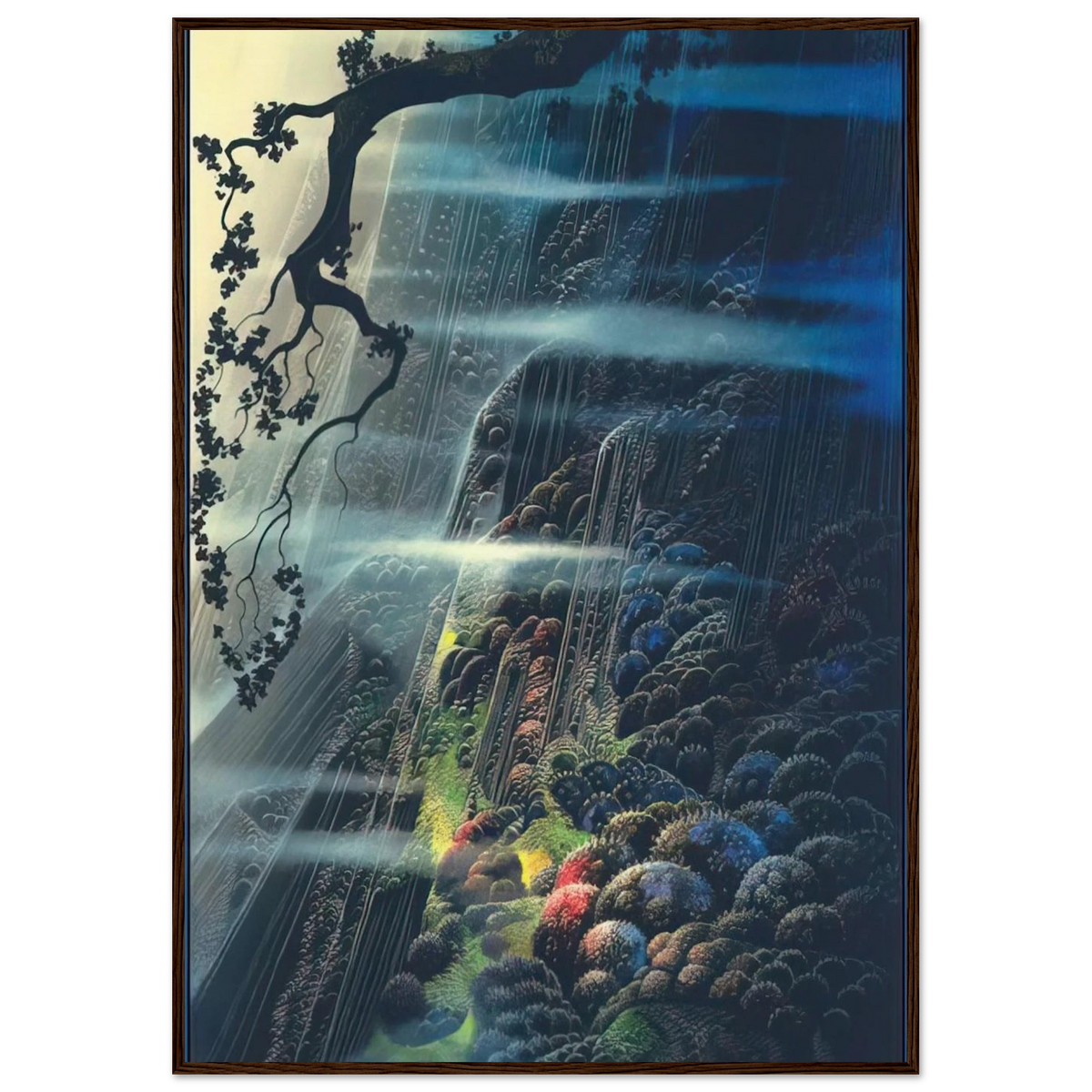 Evening Magic Framed Poster | Eyvind Earle Framed Prints Wall Art | Eyvind Earle Prints