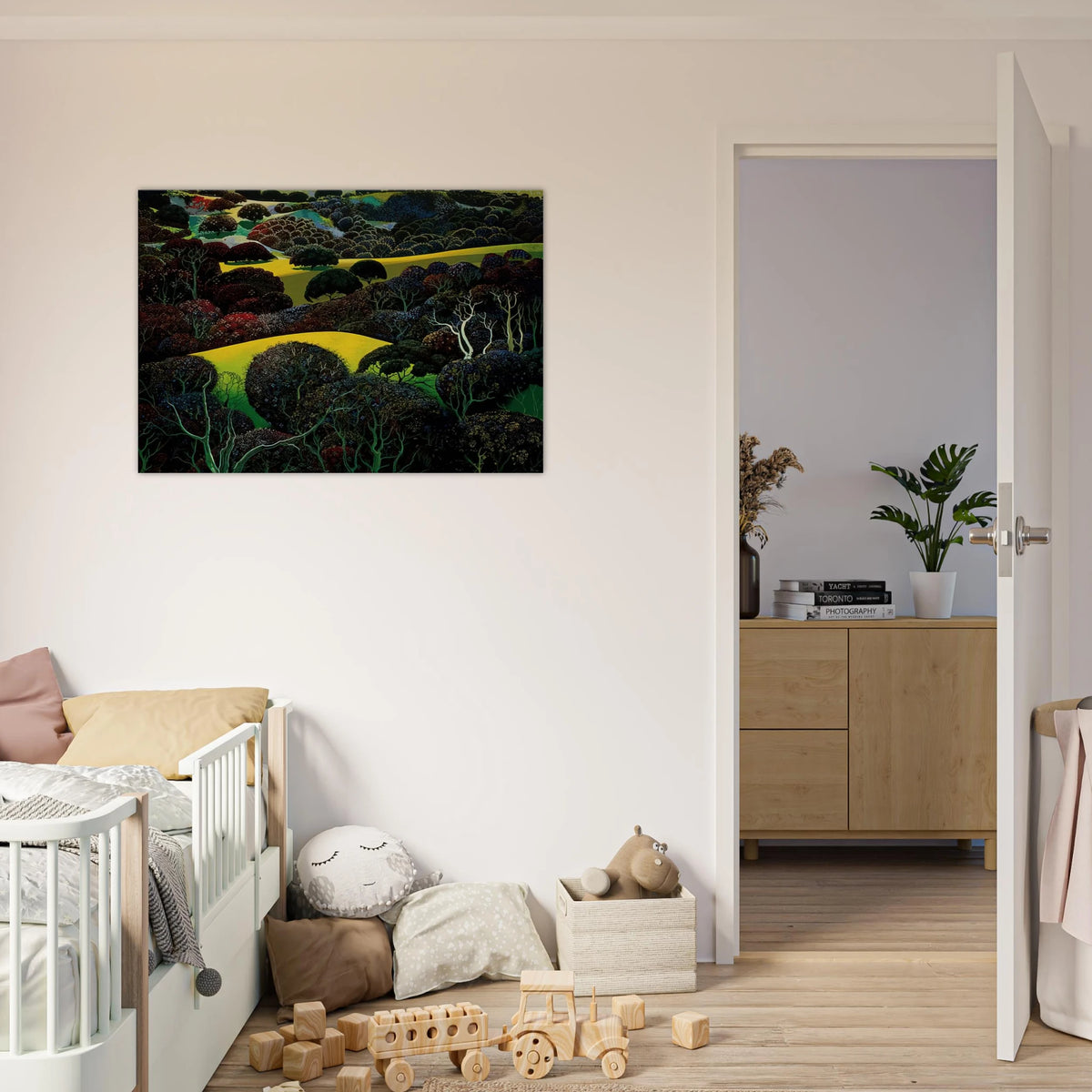 Santa Ynez Memories Canvas | Eyvind Earle Canvas | Eyvind Earle Prints