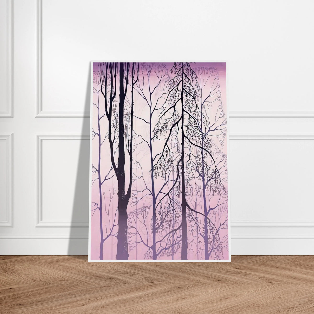 Winter woods Framed Poster | Eyvind Earle Framed Prints Wall Art | Eyvind Earle Prints