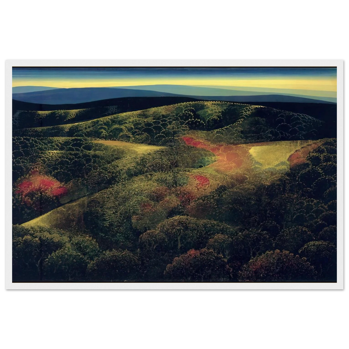 Late October Framed Poster | Eyvind Earle Framed Prints Wall Art | Eyvind Earle Prints