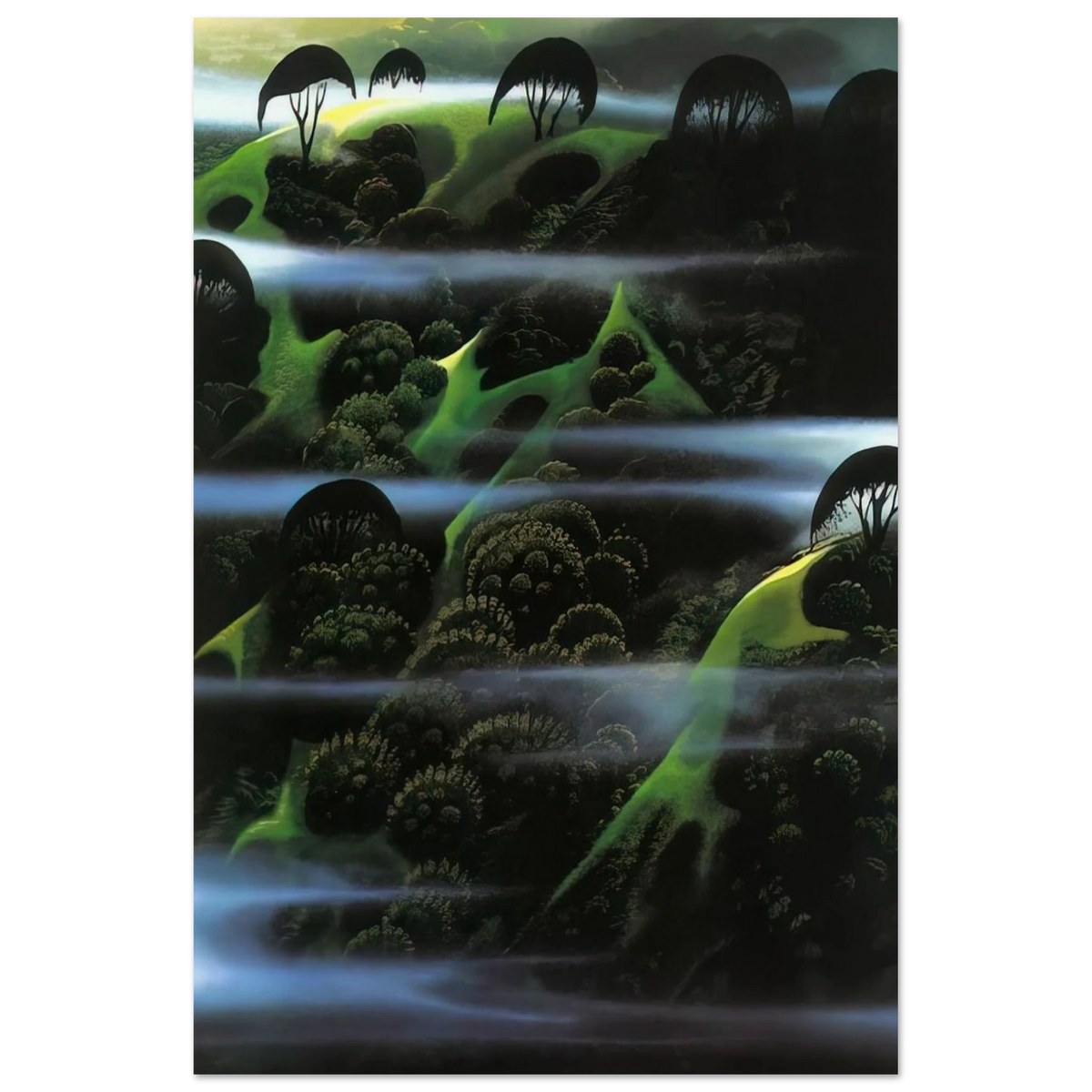 Early Morning Fog Poster | Eyvind Earle Poster | Eyvind Earle Prints