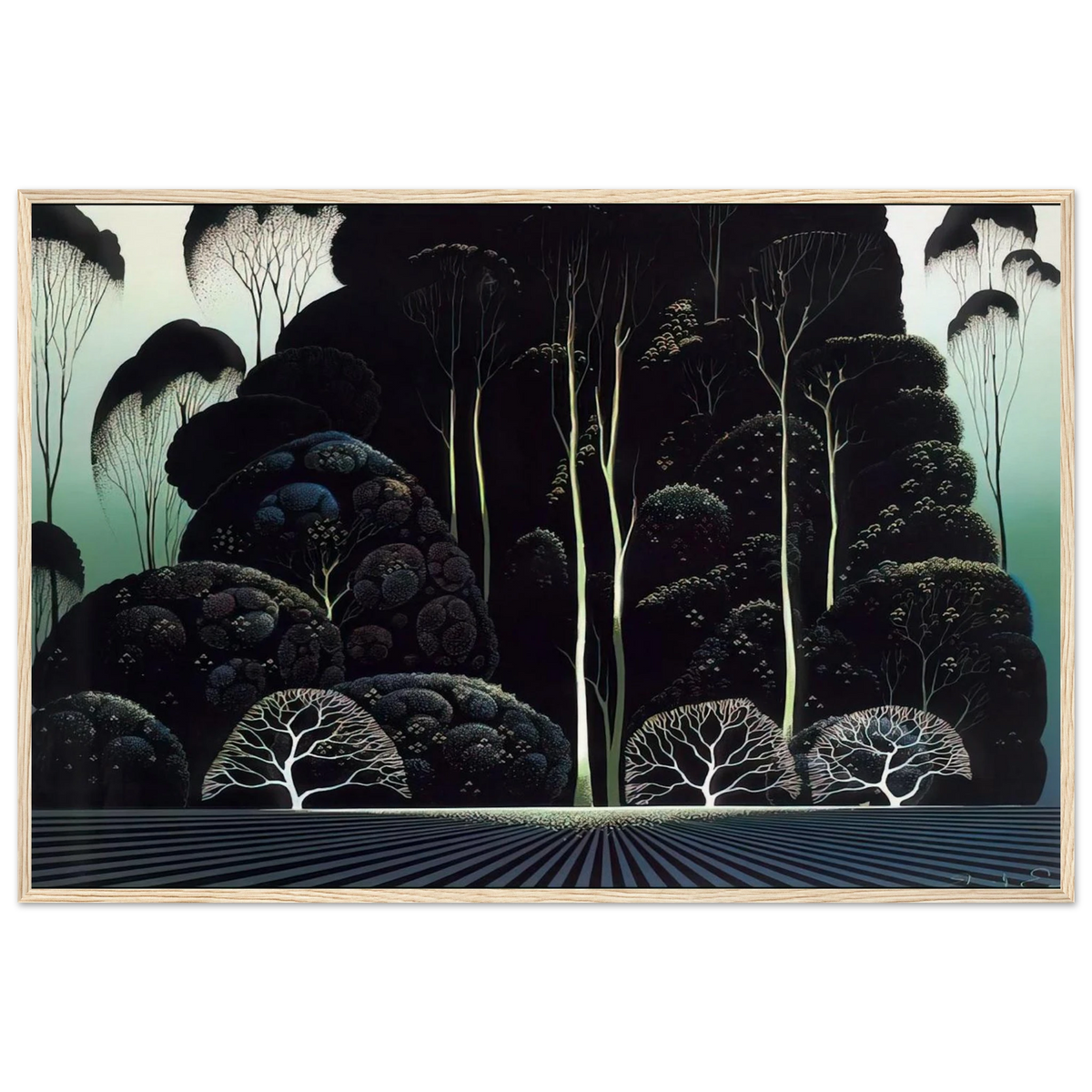 Eucalyptus Framed Poster | Eyvind Earle Framed Prints Wall Art | Eyvind Earle Prints