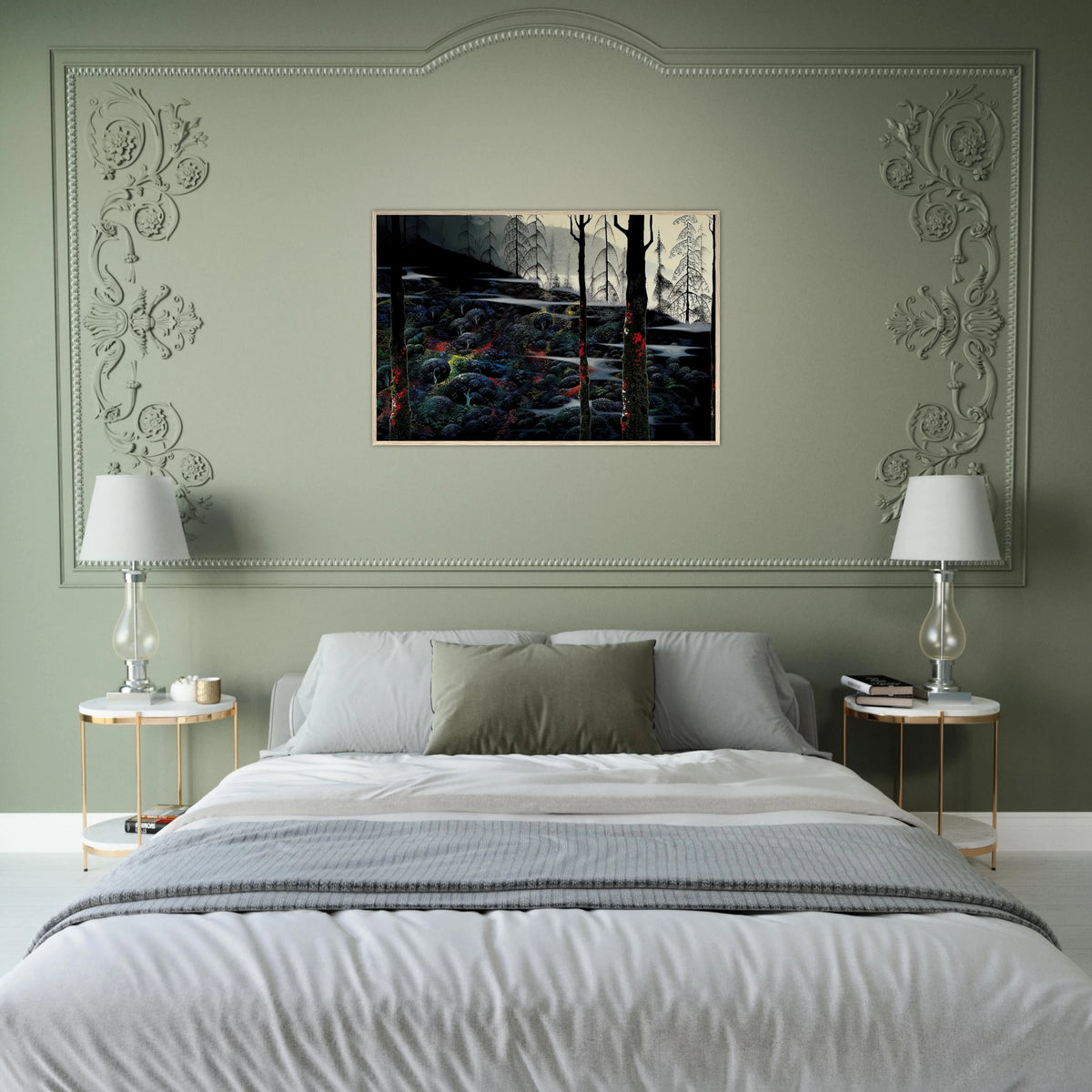 Dawn's First Light Framed Poster | Eyvind Earle Framed Prints Wall Art | Eyvind Earle Prints