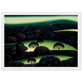 Nocturne Framed Poster | Eyvind Earle Framed Prints Wall Art | Eyvind Earle Prints