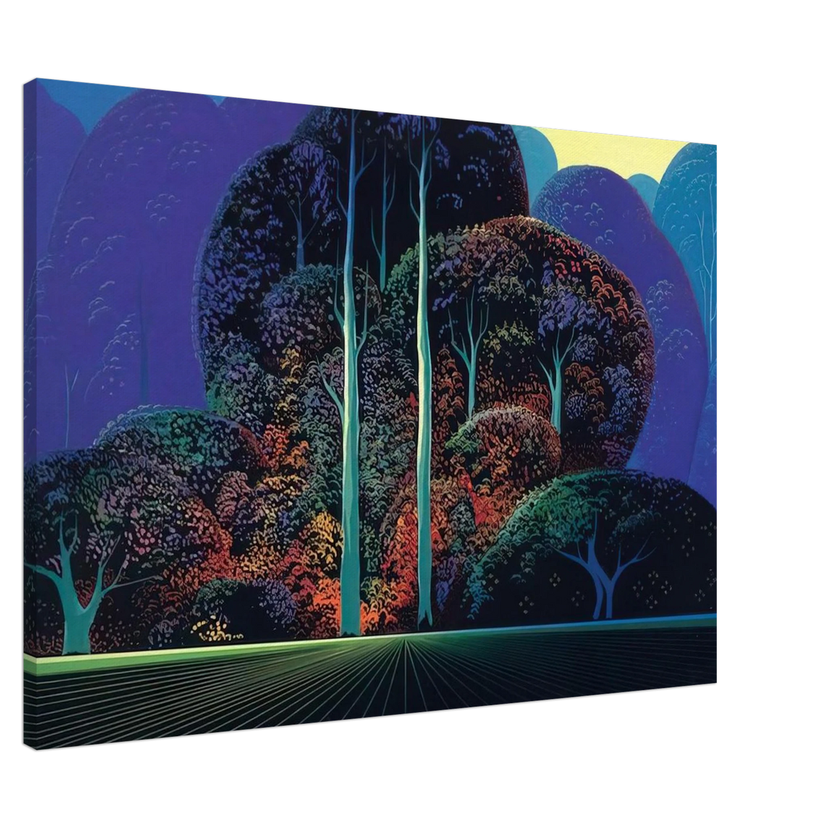 Softening Shades of Twilight Canvas | Eyvind Earle Canvas | Eyvind Earle Prints