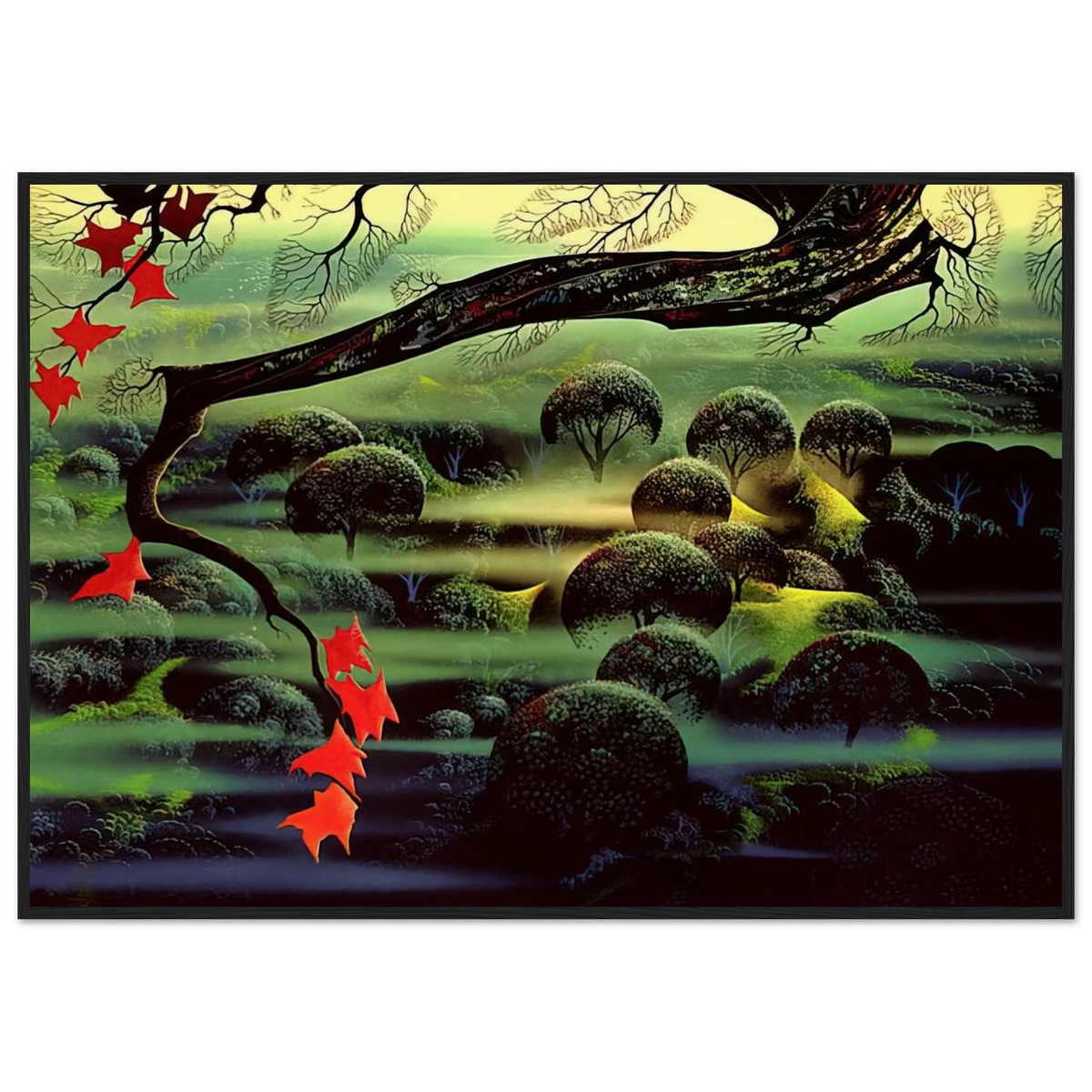 Valley of Mystery Framed Poster | Eyvind Earle Framed Prints Wall Art | Eyvind Earle Prints