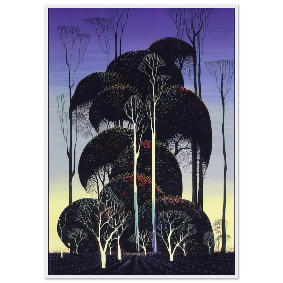 Forest Arabesque Framed Poster | Eyvind Earle Framed Prints Wall Art | Eyvind Earle Prints