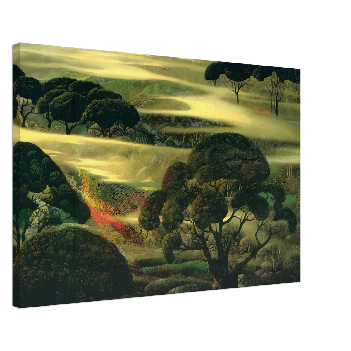 Forest in Fog Canvas | Eyvind Earle Canvas | Eyvind Earle Prints