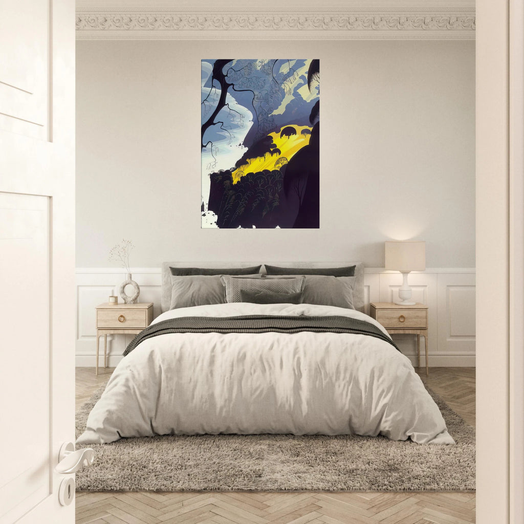 Carmel Highlands Canvas | Eyvind Earle Canvas | Eyvind Earle Prints