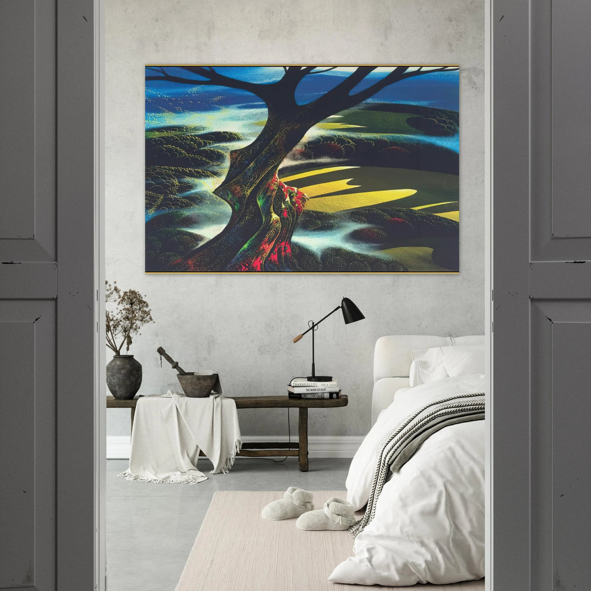 Autumn Shadows Poster | Eyvind Earle Poster | Eyvind Earle Prints