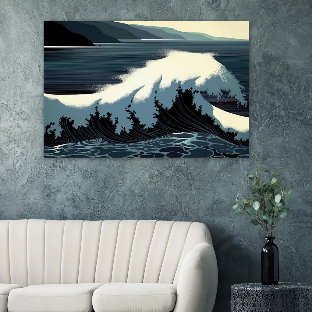 A Sounding of Surf Poster | Eyvind Earle Poster | Eyvind Earle Prints