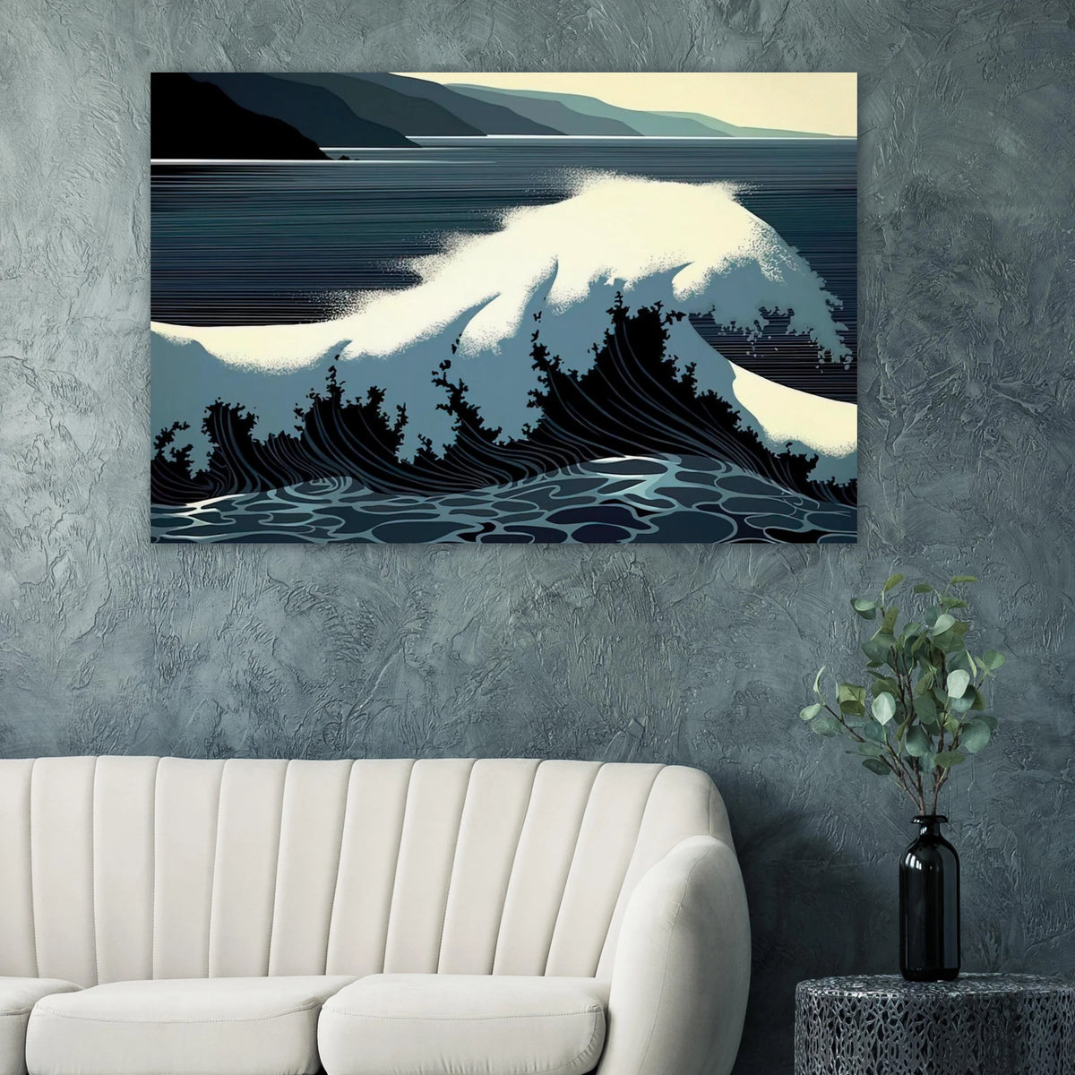 A Sounding of Surf Poster | Eyvind Earle Poster | Eyvind Earle Prints