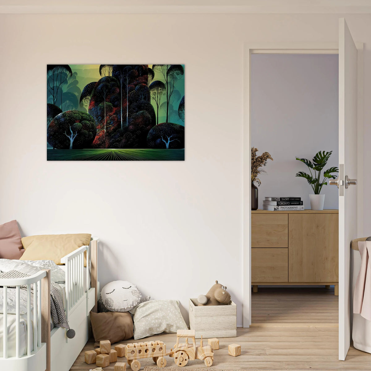 Mendacino Canvas | Eyvind Earle Canvas | Eyvind Earle Prints