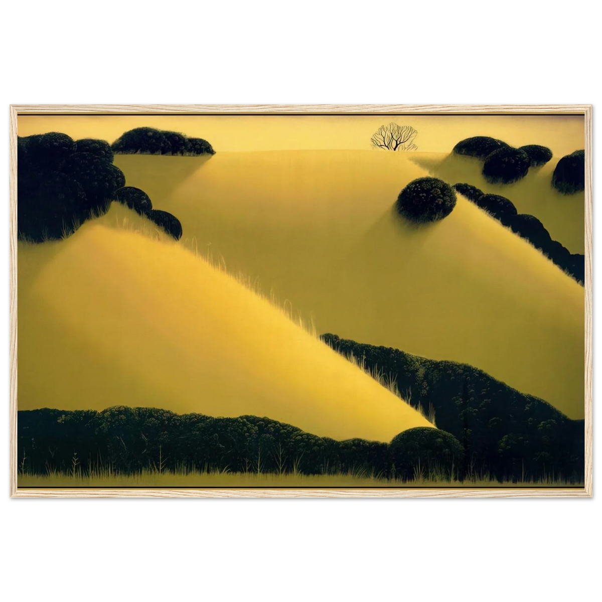 Golden Hills Framed Poster | Eyvind Earle Framed Prints Wall Art | Eyvind Earle Prints