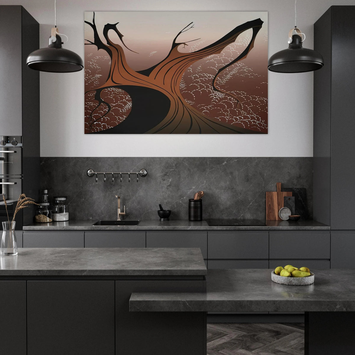 Brown Tree Poster | Eyvind Earle Poster | Eyvind Earle Prints