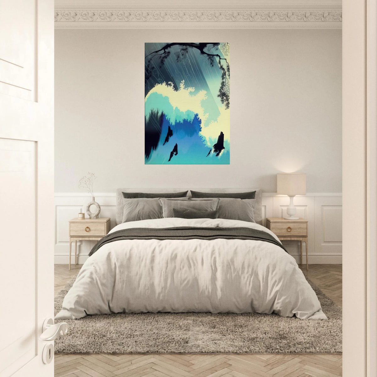 Ocean Splash Canvas | Eyvind Earle Canvas | Eyvind Earle Prints