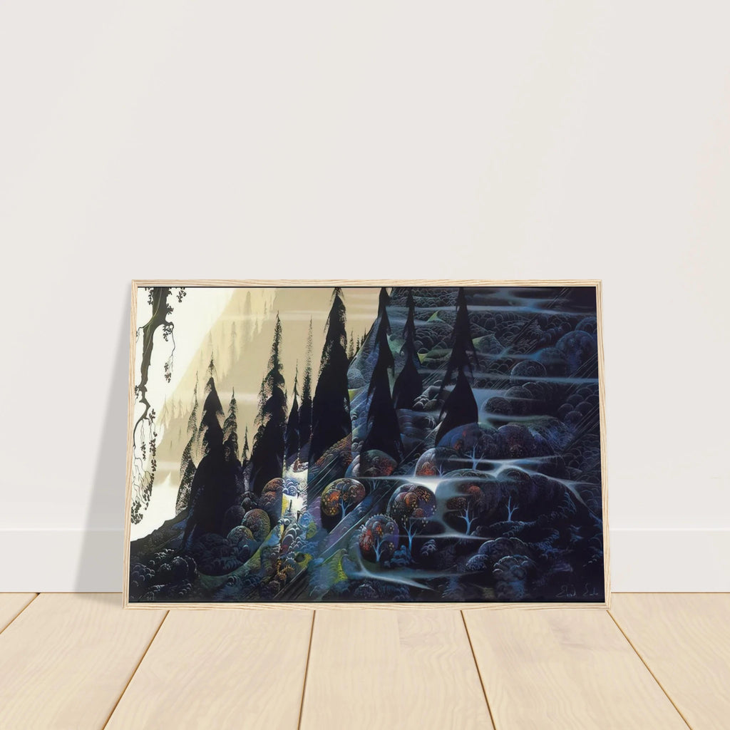 Black Spruce Framed Poster | Eyvind Earle Framed Prints Wall Art | Eyvind Earle Prints
