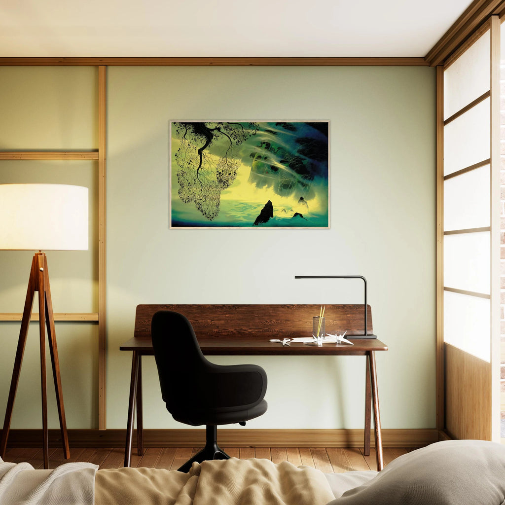 A Swirl of Fog Framed Poster | Eyvind Earle Framed Prints Wall Art | Eyvind Earle Prints