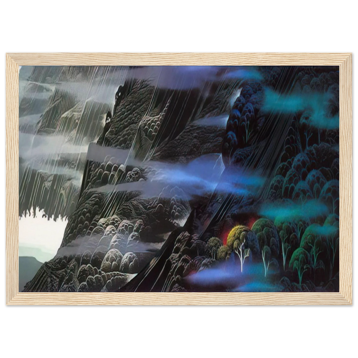 Emerald Coast Framed Poster | Eyvind Earle Framed Prints Wall Art | Eyvind Earle Prints