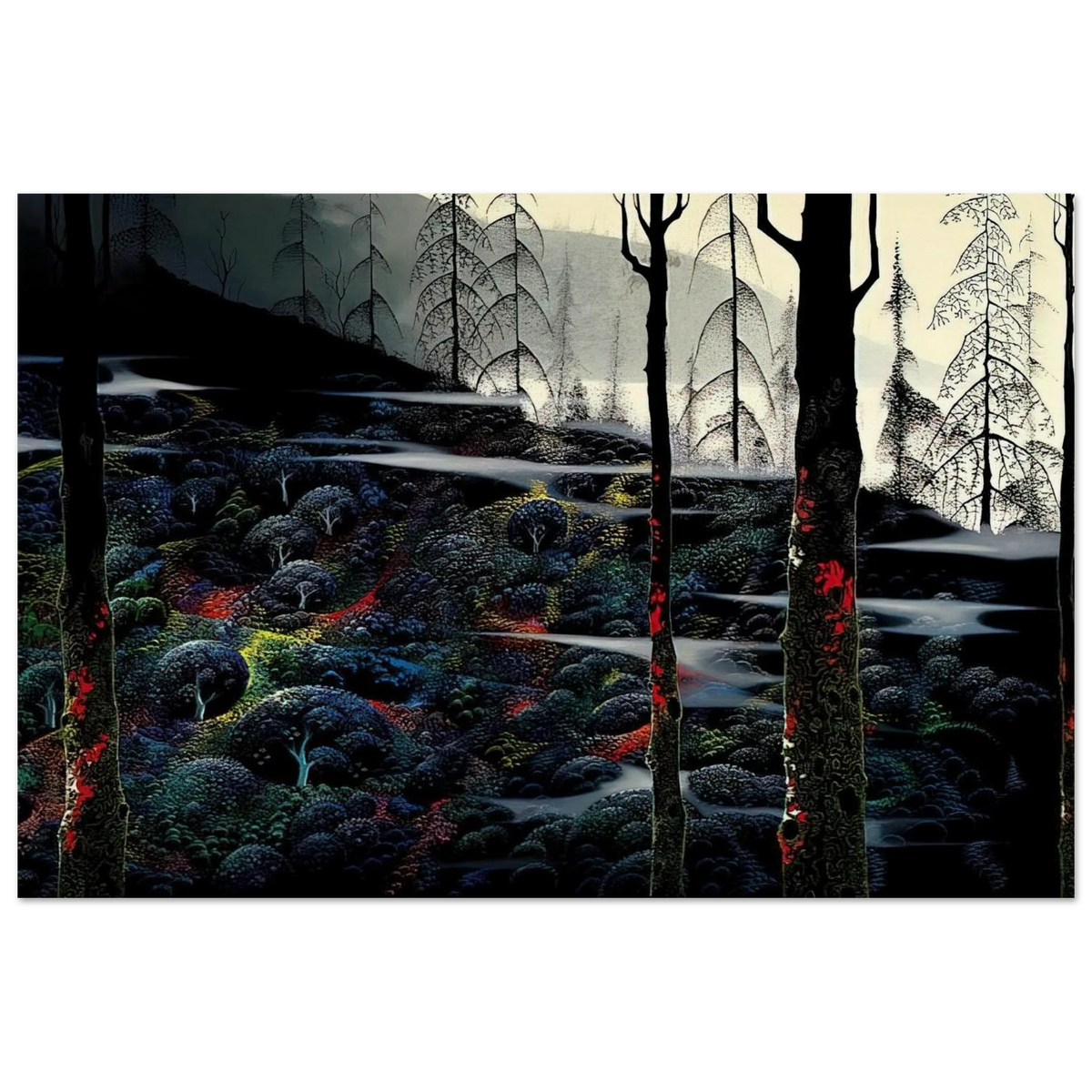 Dawn's First Light Poster | Eyvind Earle Poster | Eyvind Earle Prints